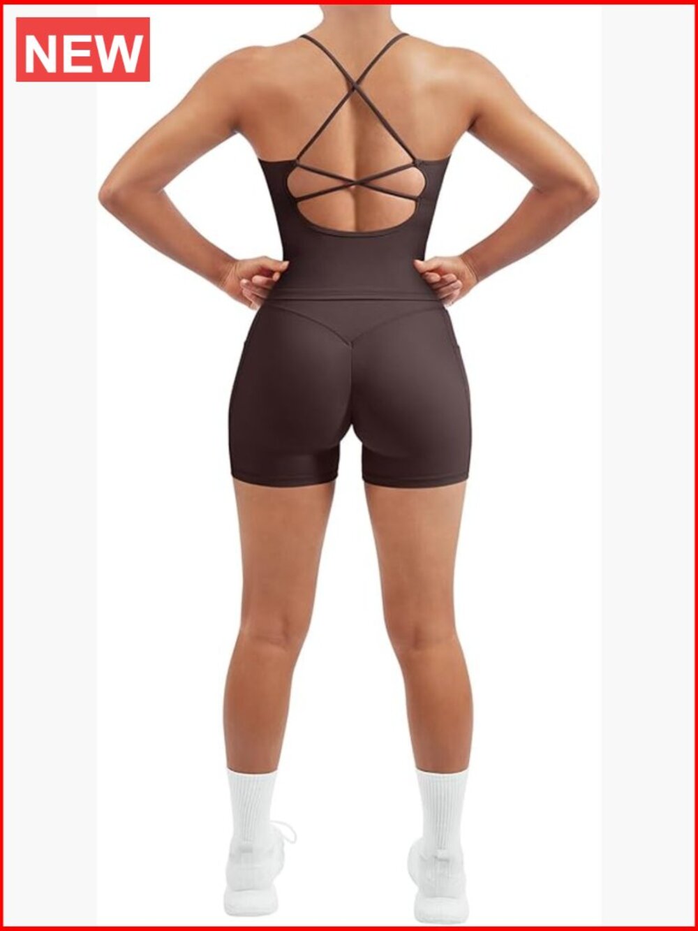 Women's 2 Piece Workout Sets Padded Tank Top Leggings Gym Outfits